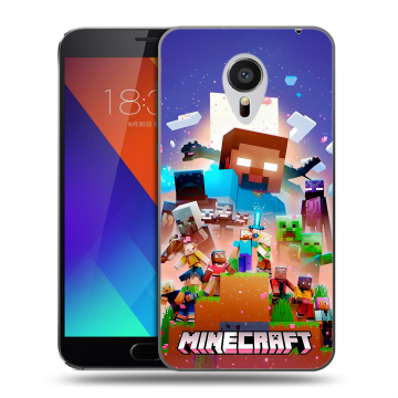 Пластиковый чехол на Meizu MX5 с принтом Майнкрафт Minecraft Пластиковый чехол на Meizu MX5 с принтом Майнкрафт Minecraft