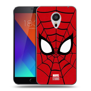 Пластиковый чехол на Meizu MX5 с принтом человек паук spiderman Пластиковый чехол на Meizu MX5 с принтом человек паук spiderman