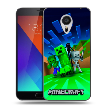 Пластиковый чехол на Meizu MX5 с принтом Майнкрафт Пластиковый чехол на Meizu MX5 с принтом Майнкрафт