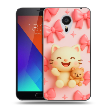 Пластиковый чехол на Meizu MX5 с принтом для девочек