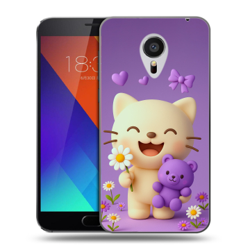 Пластиковый чехол на Meizu MX5 с принтом для девочек