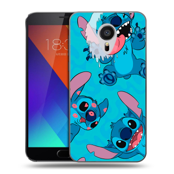 Пластиковый чехол на Meizu MX5 с принтом Лило и Стич