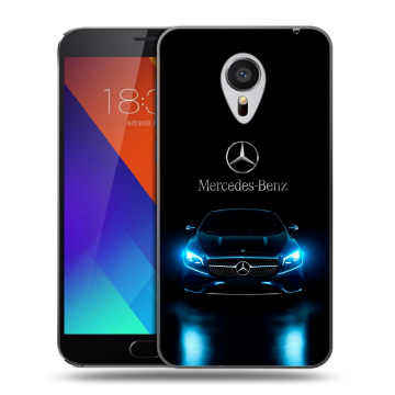 Пластиковый чехол на Meizu MX5 с принтом Mercedes Мерседес
