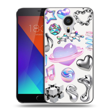 Пластиковый чехол на Meizu MX5 с принтом Y2K