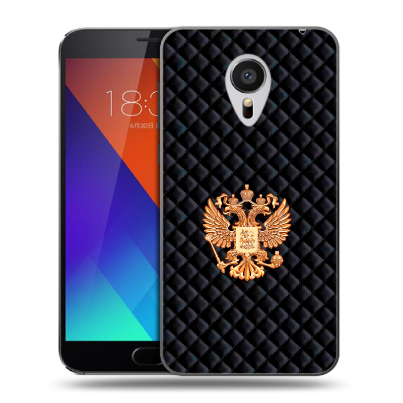 Пластиковый чехол на Meizu MX5 с принтом Герб России принт Пластиковый чехол на Meizu MX5 с принтом Герб России принт