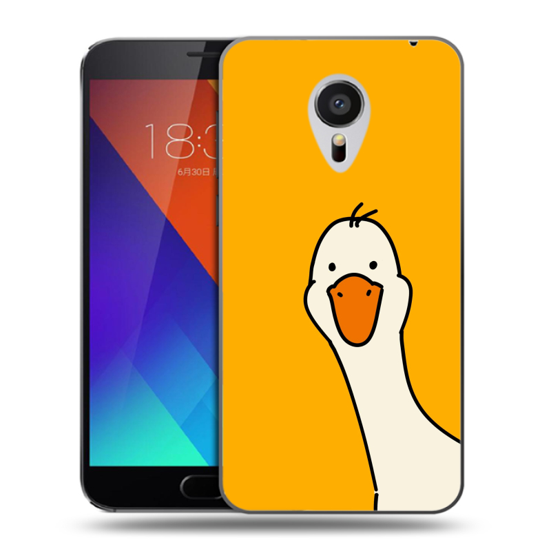 Пластиковый чехол на Meizu MX5 с принтом Утка Пластиковый чехол на Meizu MX5 с принтом Утка