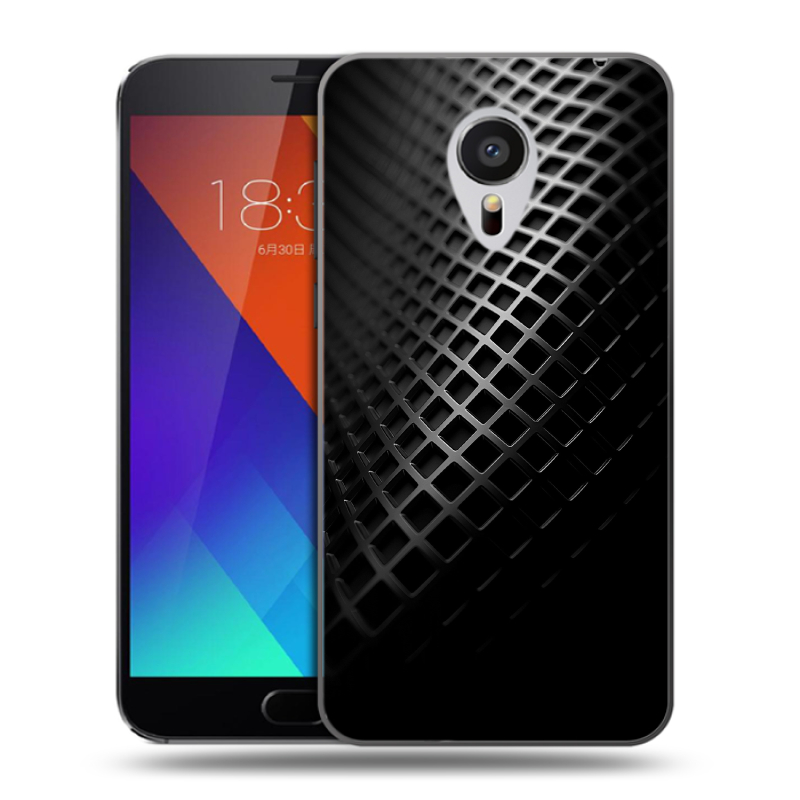 Пластиковый чехол на Meizu MX5 с принтом Текстура металла Пластиковый чехол на Meizu MX5 с принтом Текстура металла
