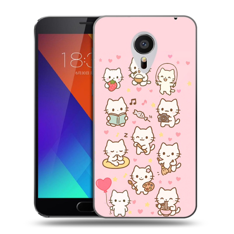 Пластиковый чехол на Meizu MX5 с принтом Hello Kitty Хелоу Кити Пластиковый чехол на Meizu MX5 с принтом Hello Kitty Хелоу Кити