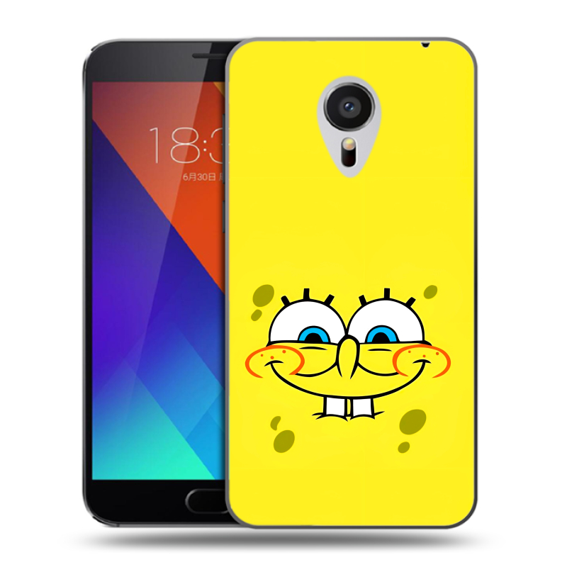 Пластиковый чехол на Meizu MX5 с принтом спанчбоб спанч боб Пластиковый чехол на Meizu MX5 с принтом спанчбоб спанч боб