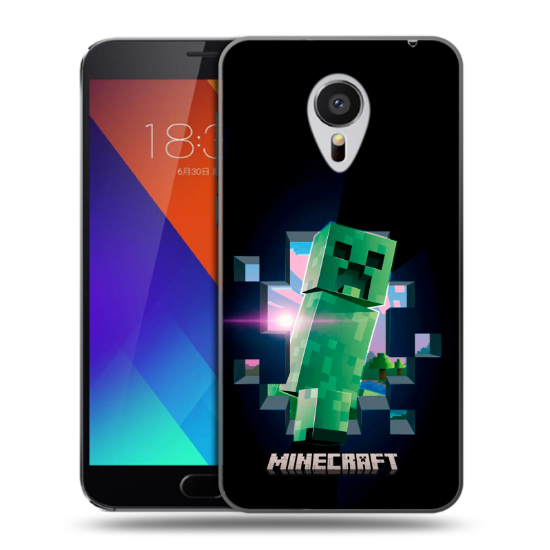 Пластиковый чехол на Meizu MX5 с принтом Майнкрафт Minecraft Пластиковый чехол на Meizu MX5 с принтом Майнкрафт Minecraft