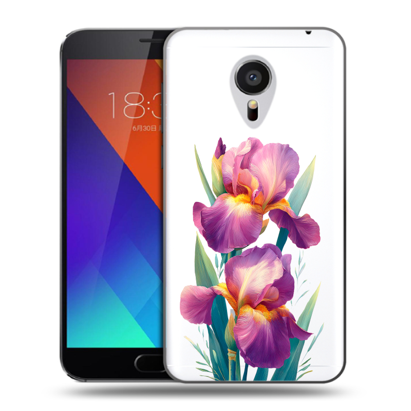 Пластиковый чехол на Meizu MX5 с принтом Цветы орхидеи Пластиковый чехол на Meizu MX5 с принтом Цветы орхидеи