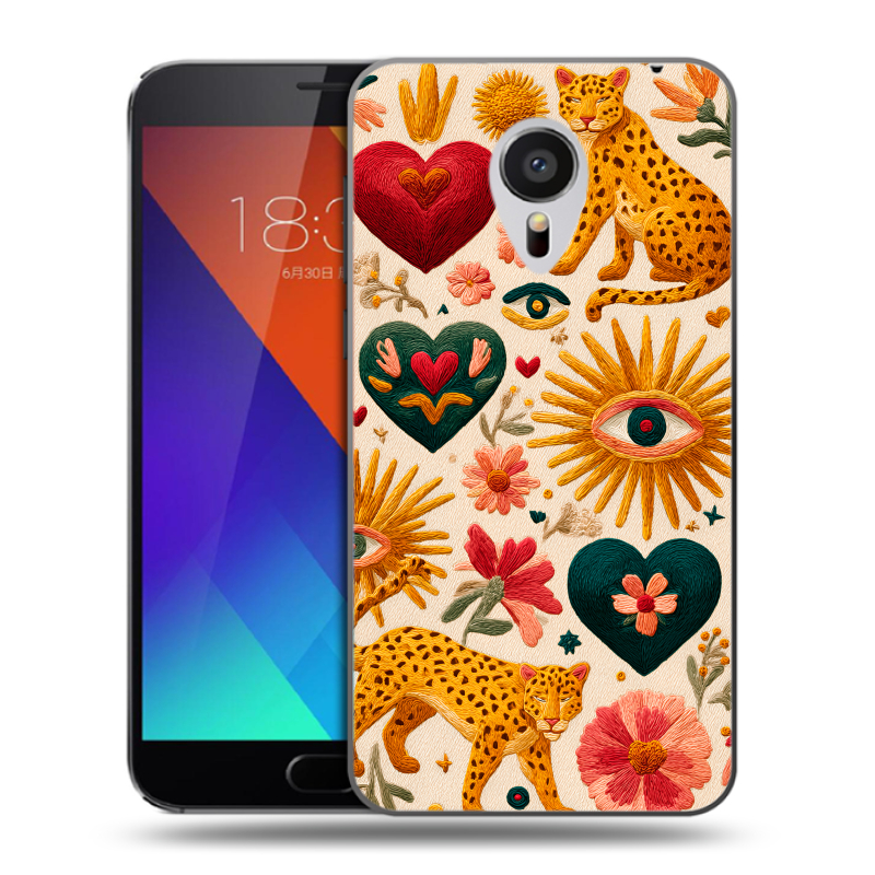 Пластиковый чехол на Meizu MX5 с принтом Модный принт Пластиковый чехол на Meizu MX5 с принтом Модный принт
