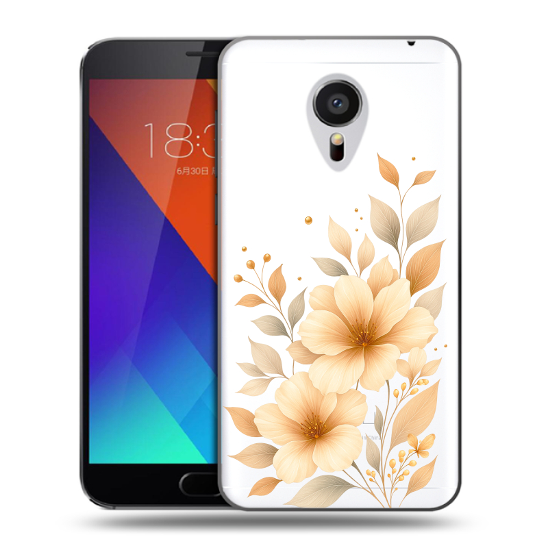Пластиковый чехол на Meizu MX5 с принтом для девушки Пластиковый чехол на Meizu MX5 с принтом для девушки