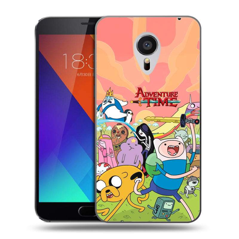 Пластиковый чехол на Meizu MX5 с принтом Adventure time Время приключений Пластиковый чехол на Meizu MX5 с принтом Adventure time Время приключений