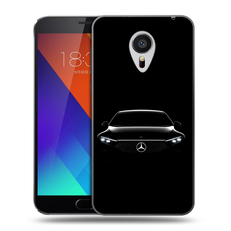 Пластиковый чехол на Meizu MX5 с принтом Mercedes Мерседес Пластиковый чехол на Meizu MX5 с принтом Mercedes Мерседес