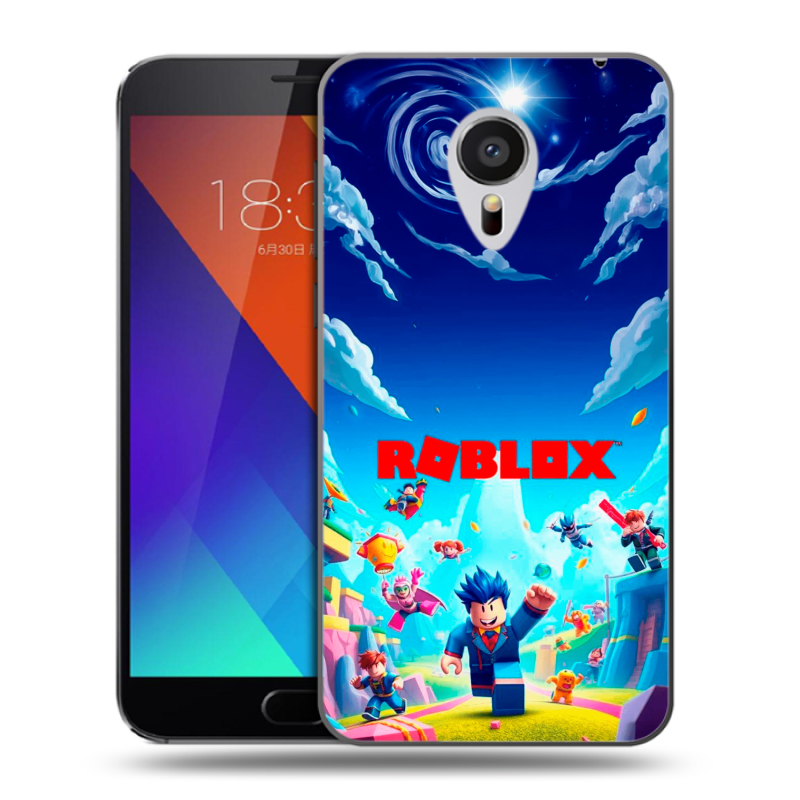 Пластиковый чехол на Meizu MX5 с принтом Roblox Роблокс Пластиковый чехол на Meizu MX5 с принтом Roblox Роблокс