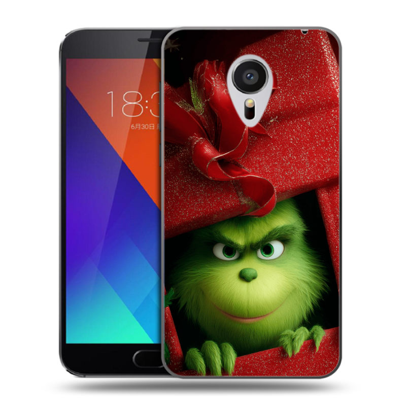 Пластиковый чехол на Meizu MX5 с принтом Новый год Пластиковый чехол на Meizu MX5 с принтом Новый год