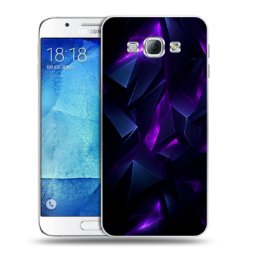 Пластиковый чехол на Samsung Galaxy A8 с принтом Абстракиция