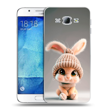 Пластиковый чехол на Samsung Galaxy A8 с принтом Кролик