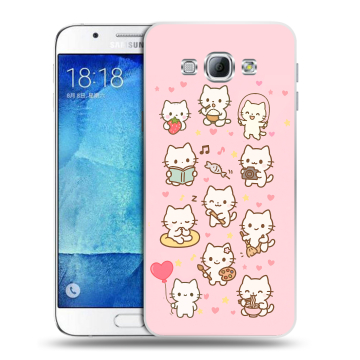 Пластиковый чехол на Samsung Galaxy A8 с принтом Hello Kitty Хелоу Кити Пластиковый чехол на Samsung Galaxy A8 с принтом Hello Kitty Хелоу Кити