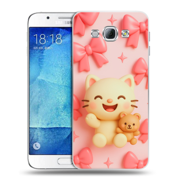 Пластиковый чехол на Samsung Galaxy A8 с принтом для девочек Пластиковый чехол на Samsung Galaxy A8 с принтом для девочек