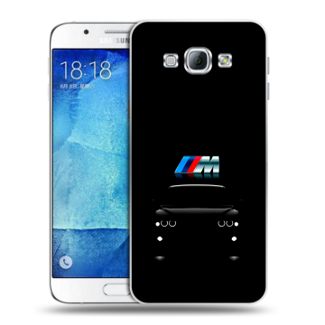 Пластиковый чехол на Samsung Galaxy A8 с принтом БМВ BMW