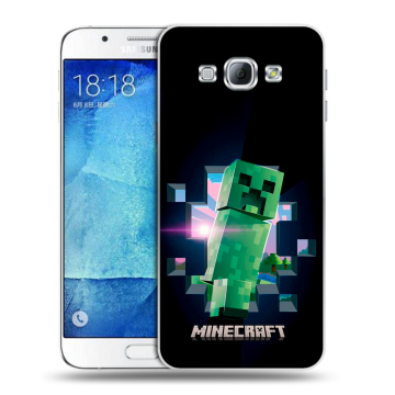 Пластиковый чехол на Samsung Galaxy A8 с принтом Майнкрафт Minecraft Пластиковый чехол на Samsung Galaxy A8 с принтом Майнкрафт Minecraft
