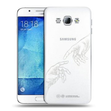 Пластиковый чехол на Samsung Galaxy A8 с принтом Сотворение мира Пластиковый чехол на Samsung Galaxy A8 с принтом Сотворение мира