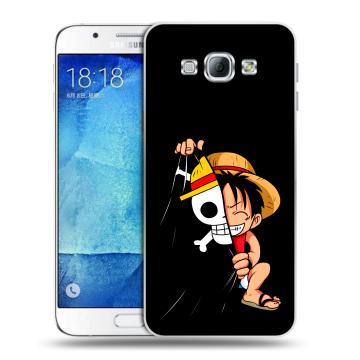 Пластиковый чехол на Samsung Galaxy A8 с принтом One Piece Ван Пис Пластиковый чехол на Samsung Galaxy A8 с принтом One Piece Ван Пис