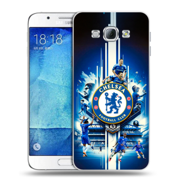 Пластиковый чехол на Samsung Galaxy A8 с принтом Chelsea Челси Пластиковый чехол на Samsung Galaxy A8 с принтом Chelsea Челси