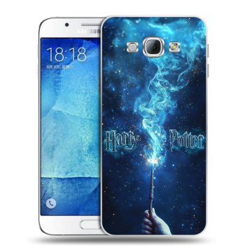 Пластиковый чехол на Samsung Galaxy A8 с принтом Harry Potter Гарри Поттер