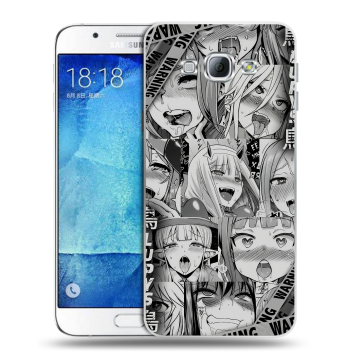 Пластиковый чехол на Samsung Galaxy A8 с принтом Ahegao Ахегао Аниме Пластиковый чехол на Samsung Galaxy A8 с принтом Ahegao Ахегао Аниме