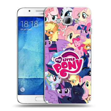 Пластиковый чехол на Samsung Galaxy A8 с принтом My little pony Дружба чудо Пластиковый чехол на Samsung Galaxy A8 с принтом My little pony Дружба чудо