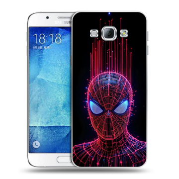 Пластиковый чехол на Samsung Galaxy A8 с принтом Spiderman Человек паук Пластиковый чехол на Samsung Galaxy A8 с принтом Spiderman Человек паук