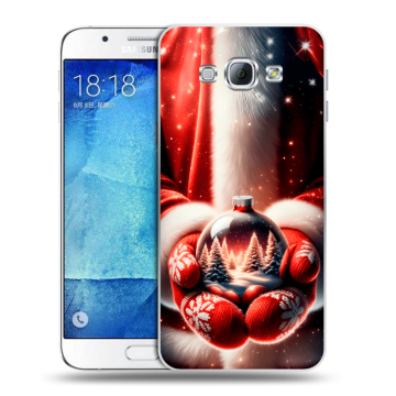 Пластиковый чехол на Samsung Galaxy A8 с принтом Новый год Пластиковый чехол на Samsung Galaxy A8 с принтом Новый год