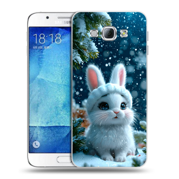 Пластиковый чехол на Samsung Galaxy A8 с принтом Новый год Пластиковый чехол на Samsung Galaxy A8 с принтом Новый год