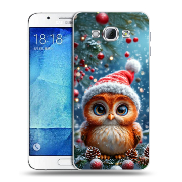 Пластиковый чехол на Samsung Galaxy A8 с принтом Новый год Пластиковый чехол на Samsung Galaxy A8 с принтом Новый год