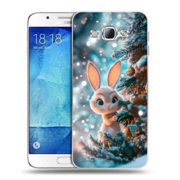 Пластиковый чехол на Samsung Galaxy A8 с принтом Новый год Пластиковый чехол на Samsung Galaxy A8 с принтом Новый год