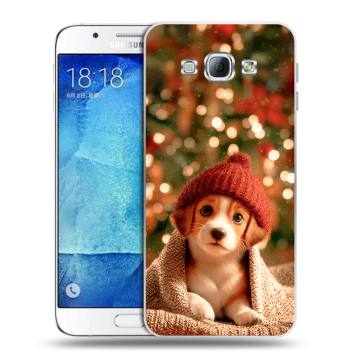 Пластиковый чехол на Samsung Galaxy A8 с принтом Новый год Пластиковый чехол на Samsung Galaxy A8 с принтом Новый год