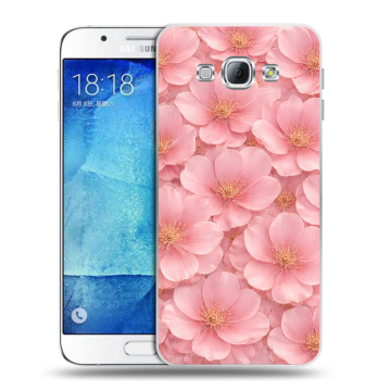 Пластиковый чехол на Samsung Galaxy A8 с принтом женский Пластиковый чехол на Samsung Galaxy A8 с принтом женский