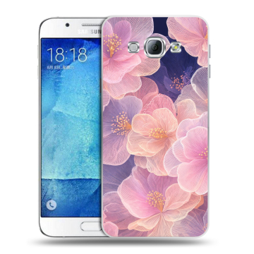 Пластиковый чехол на Samsung Galaxy A8 с принтом женский Пластиковый чехол на Samsung Galaxy A8 с принтом женский