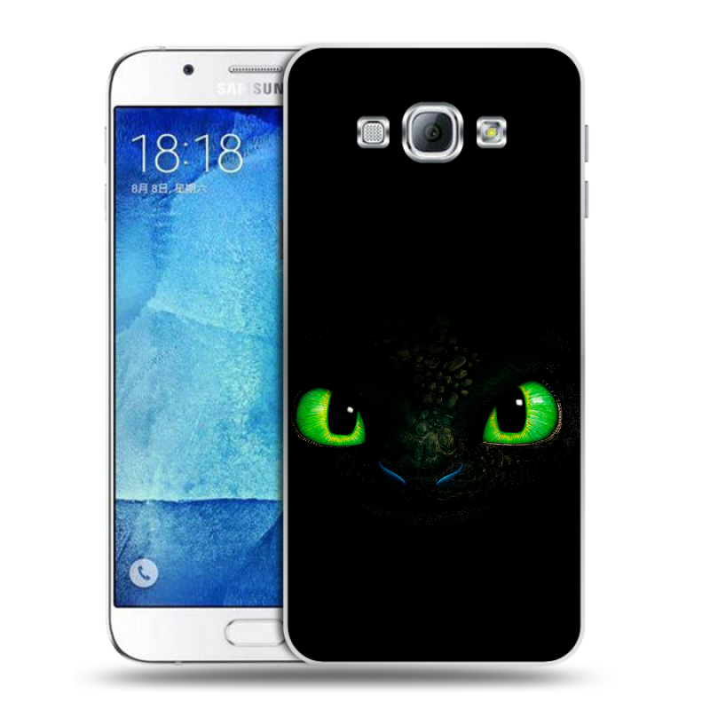 Пластиковый чехол на Samsung Galaxy A8 с принтом Как приручить дракона Пластиковый чехол на Samsung Galaxy A8 с принтом Как приручить дракона