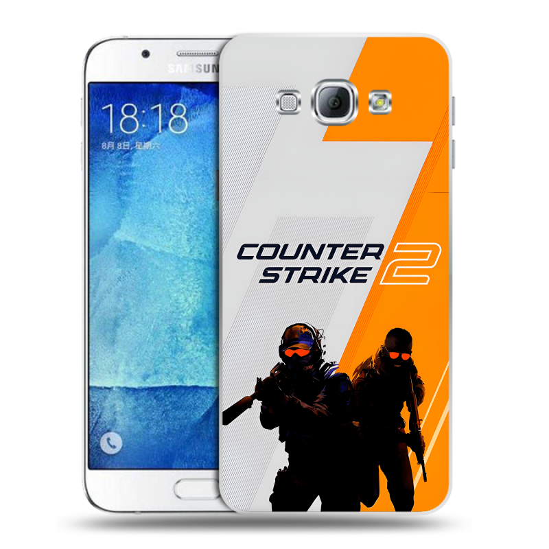 Пластиковый чехол на Samsung Galaxy A8 с принтом Counter Strike Пластиковый чехол на Samsung Galaxy A8 с принтом Counter Strike