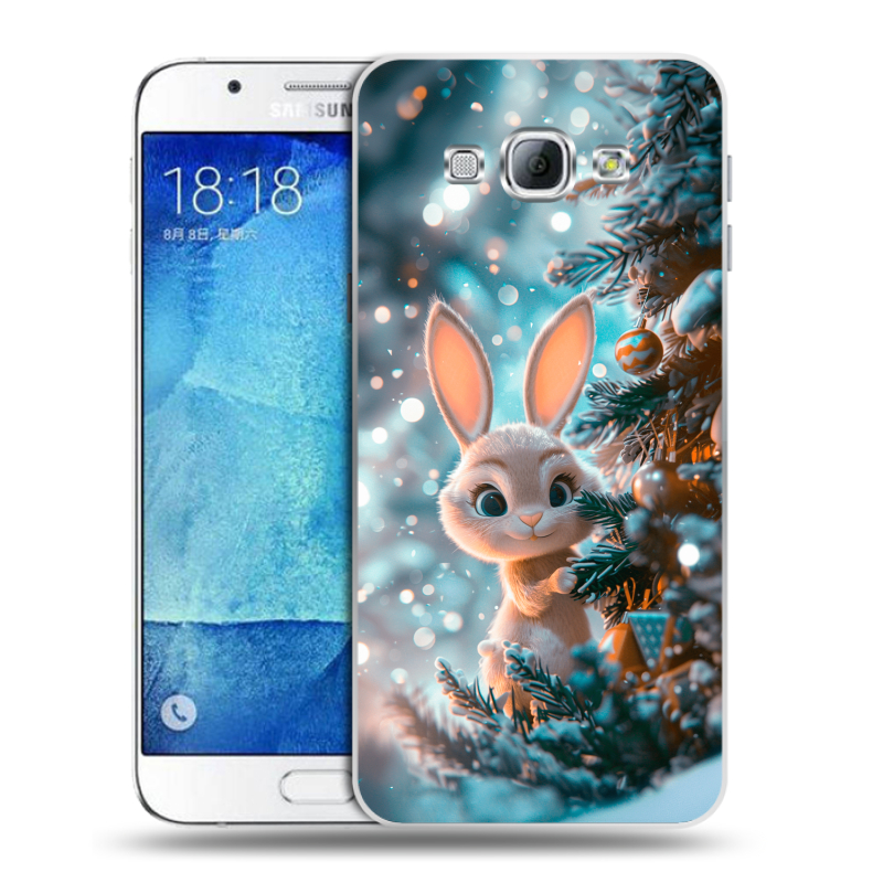 Пластиковый чехол на Samsung Galaxy A8 с принтом Новый год Пластиковый чехол на Samsung Galaxy A8 с принтом Новый год