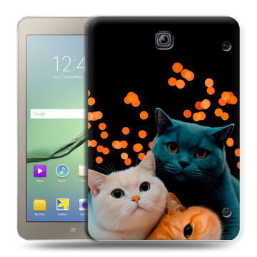 Силиконовый чехол на планшета Samsung Galaxy Tab S2 8.0 с принтом Кошки Силиконовый чехол на планшета Samsung Galaxy Tab S2 8.0 с принтом Кошки