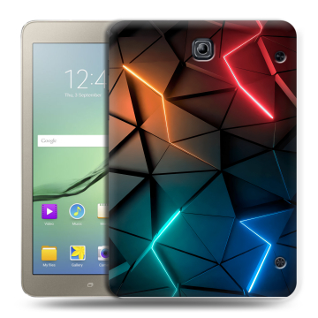 Силиконовый чехол на планшета Samsung Galaxy Tab S2 8.0 с принтом Абстракция неон Силиконовый чехол на планшета Samsung Galaxy Tab S2 8.0 с принтом Абстракция неон