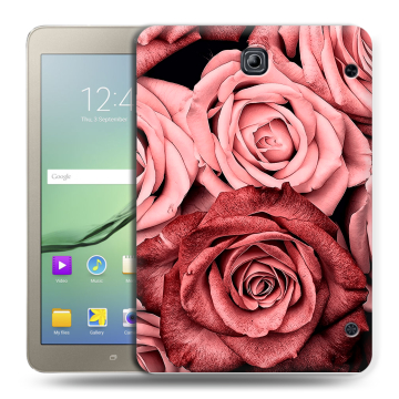 Силиконовый чехол на планшета Samsung Galaxy Tab S2 8.0 с принтом Цветы розы Силиконовый чехол на планшета Samsung Galaxy Tab S2 8.0 с принтом Цветы розы