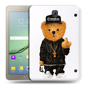 Силиконовый чехол на Samsung Galaxy Tab S2 8.0 с принтом Мишка