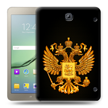 Силиконовый чехол на Samsung Galaxy Tab S2 8.0 с принтом Герб России желтый Силиконовый чехол на Samsung Galaxy Tab S2 8.0 с принтом Герб России желтый