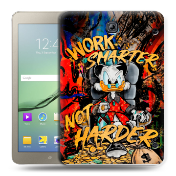 Силиконовый чехол на Samsung Galaxy Tab S2 8.0 с принтом Дональд Дак Деньги Силиконовый чехол на Samsung Galaxy Tab S2 8.0 с принтом Дональд Дак Деньги